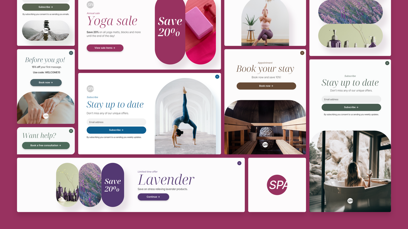 Elevate Your Wellness Business with Our Serene and Aesthetically ...