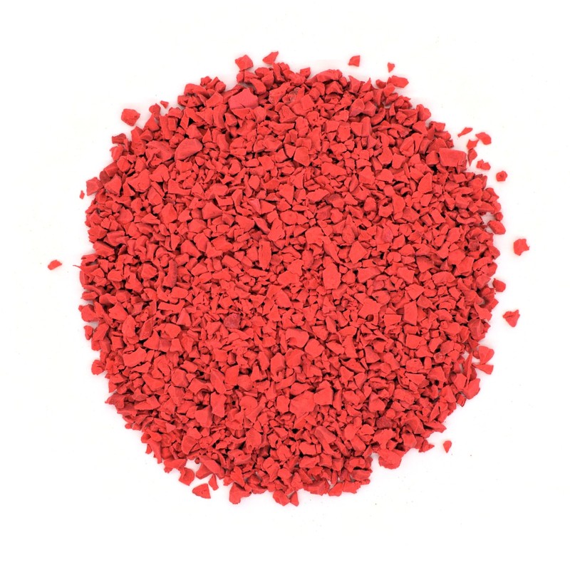 Synthetic Rubber in BRIGHT RED