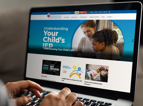 Website mockups of event and photo booth rental company VVC Photobooth Ventures.