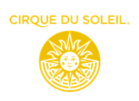 he Cirque du Soleil logo, prominently displayed on the website, features the company name in stylized red and yellow letters with a symbol consisting of a stylized sun and human figure. Cirque du Soleil is a Canadian entertainment company specializing in acrobatic and circus performances and a client of the website owner