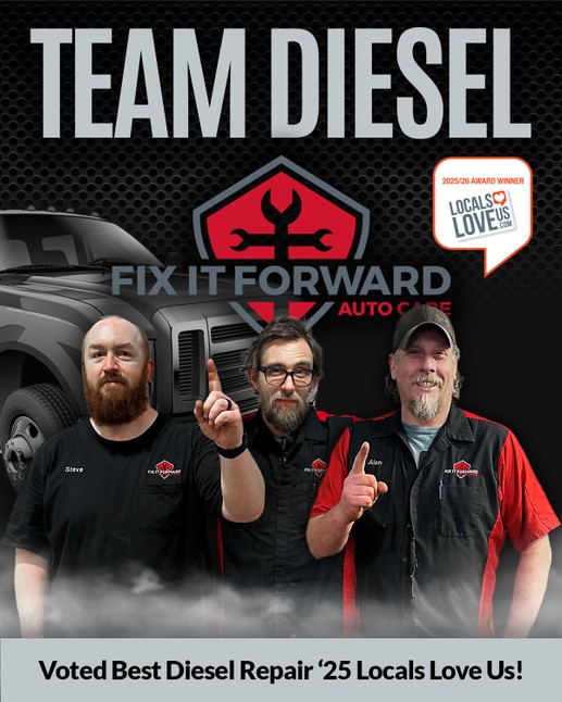 Team Diesel voted Best Diesel Repair 2025.