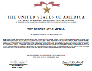 Bronze Star Very Small