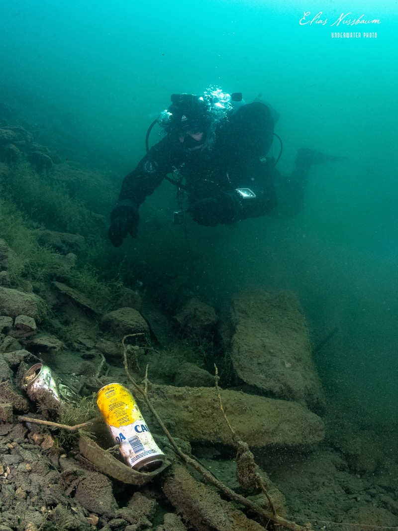Abfalltaucher Schweiz - underwater litter
