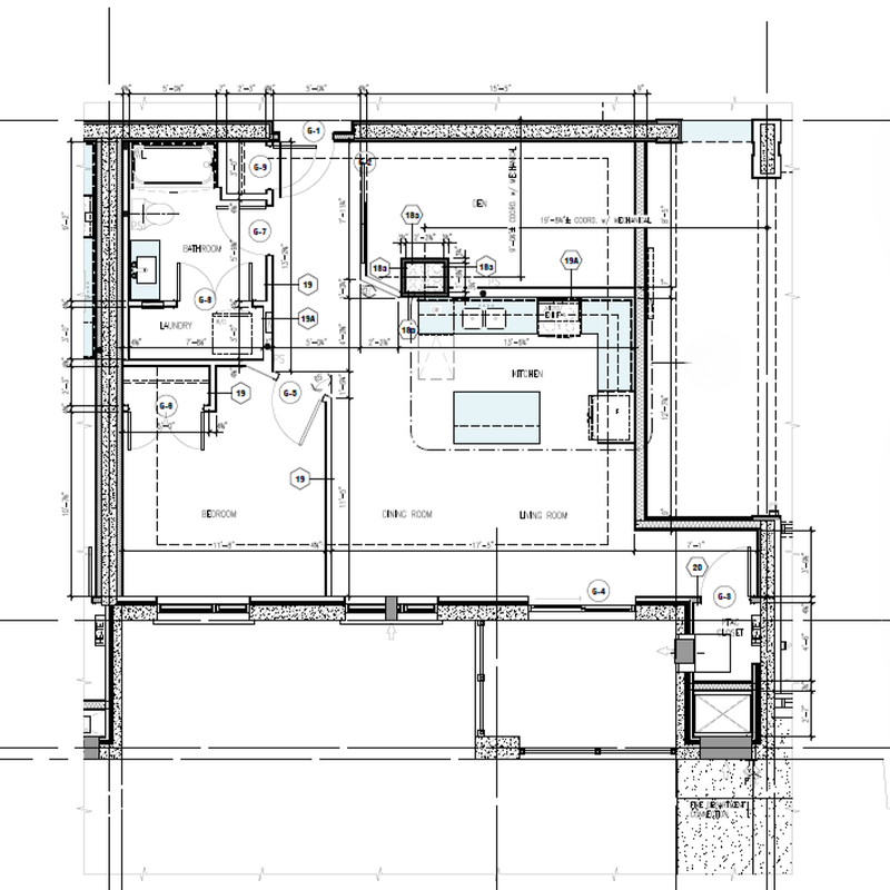 Unit G Floor Plan 1+DEN - 964 Sq Ft - $2,249