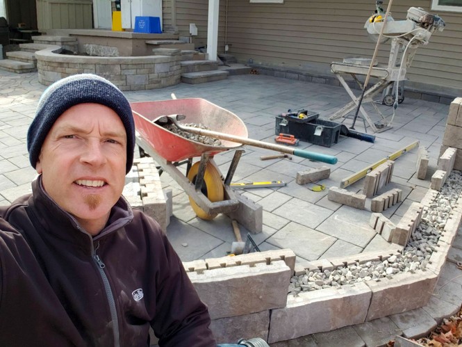 Peter Walker, founder of Stonebuilders Landscaping in Smiths Falls