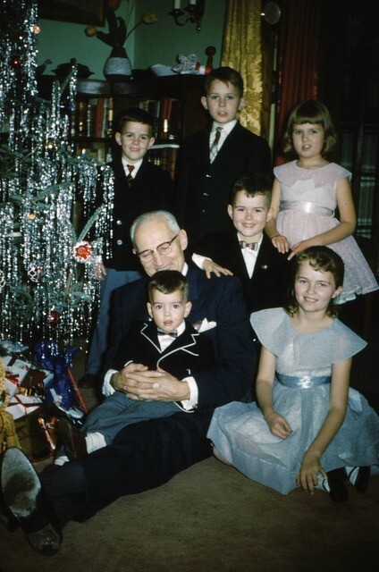 Pop K with 3 ward boys and Kiellands  1960