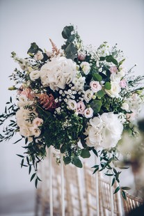 wedding flowers decoration at a wedding venue