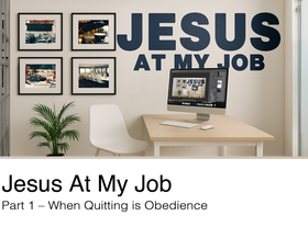 Watch the first message from our series: Jesus At My Job