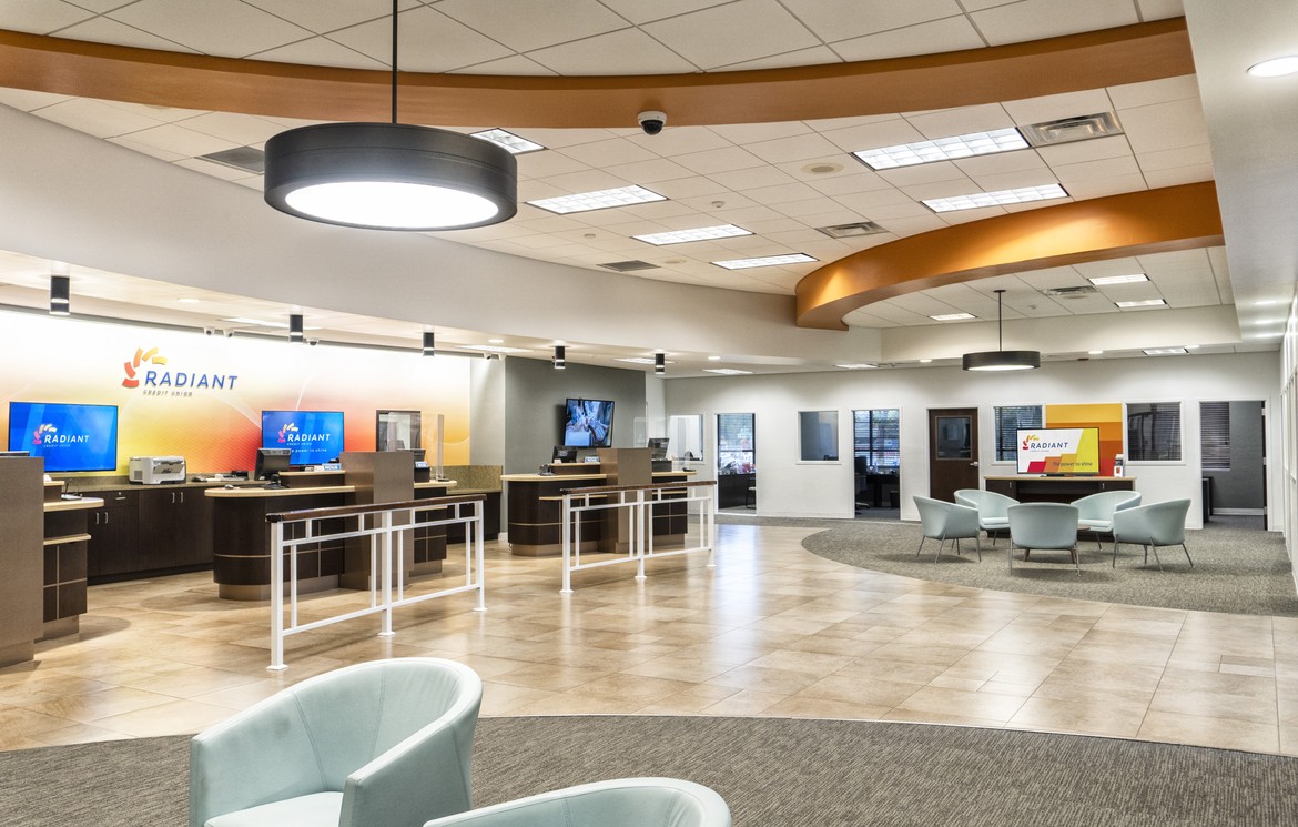 Interior view of Radiant CU branch