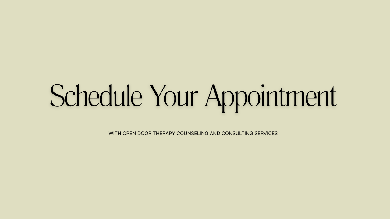 Open Door Therapy | NJ Appointment Scheduling