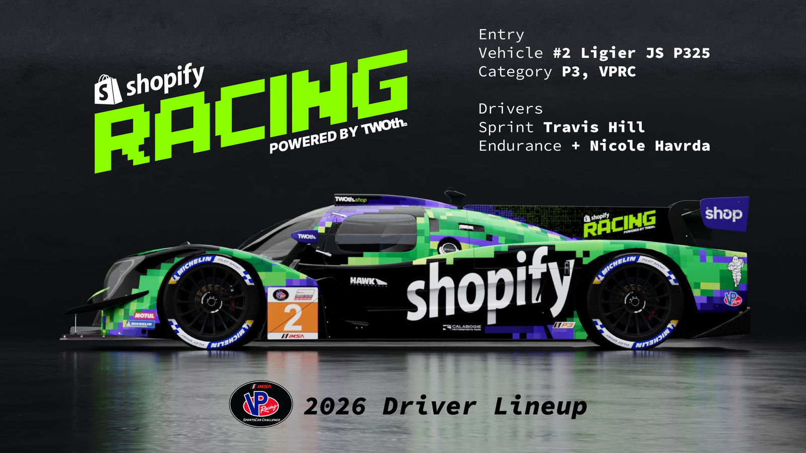 Shopify Racing enters full season IMSA VPRC in 2026 - TWOth Autosport Blog