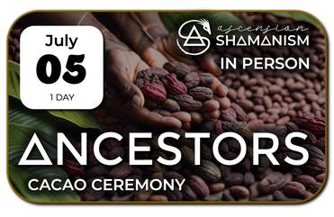 Advert badge for Ancestors Cacao Ceremony