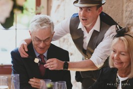 James Brown - Magician reveals watch at Lulworth Castle wedding 