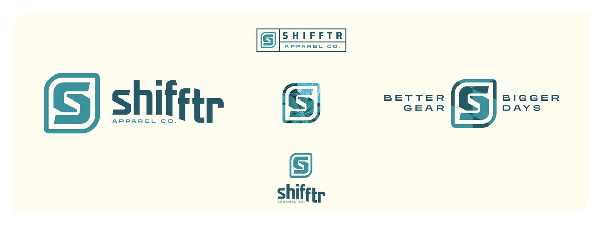 Triia branded collateral, clothing tag, t-shirt, app homescreen
