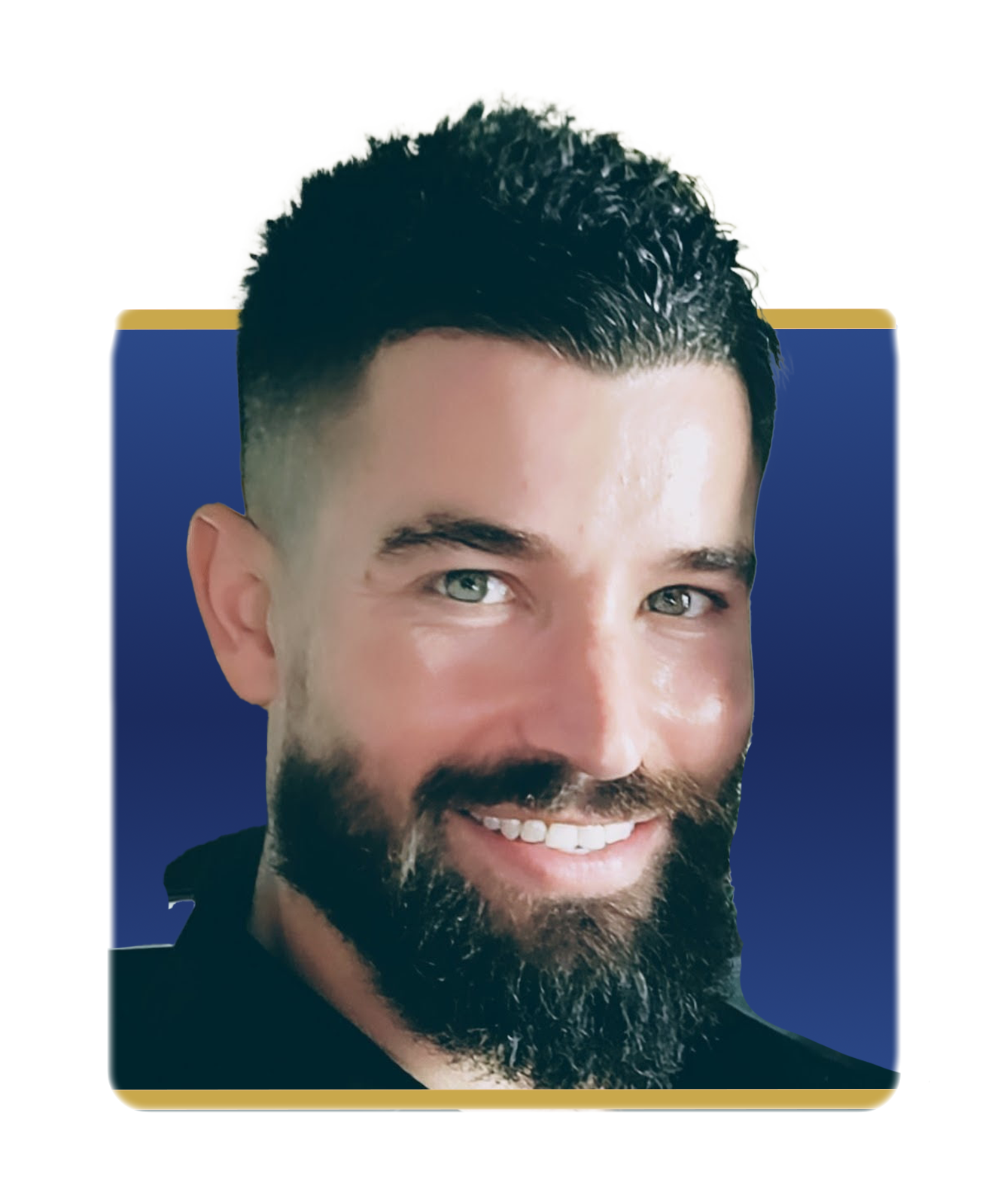 Main headshot of DJ Barber/stylist