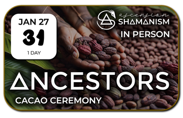 Advert badge for Ancestors Cacao Ceremony