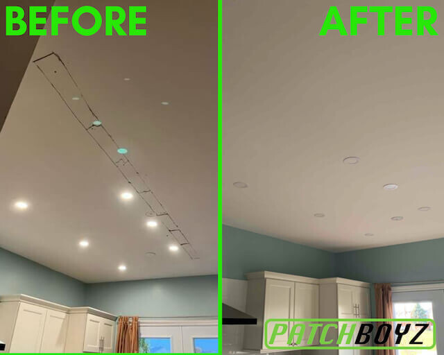 Crack Repairs PatchBoyz Ceiling Crack & Drywall Crack Repair