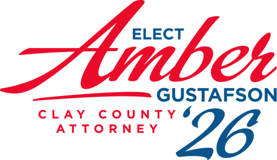 Elect Amber Gustafson alternate logo in color.