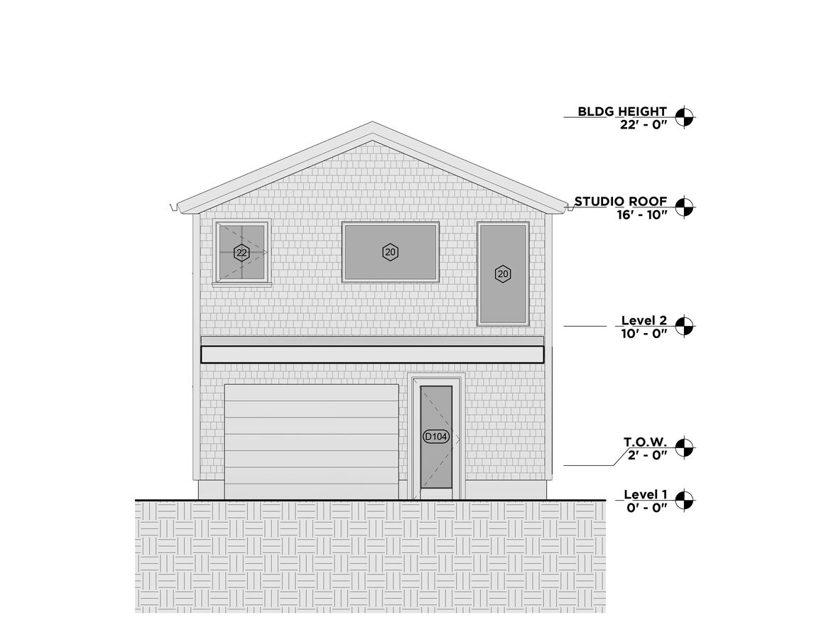 20190911 Somerville Studio ELEVATION NORTH