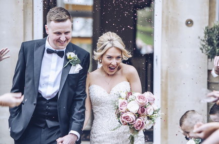 Relaxed documentary wedding photography in the Monmouthshire countryside, South Wales.