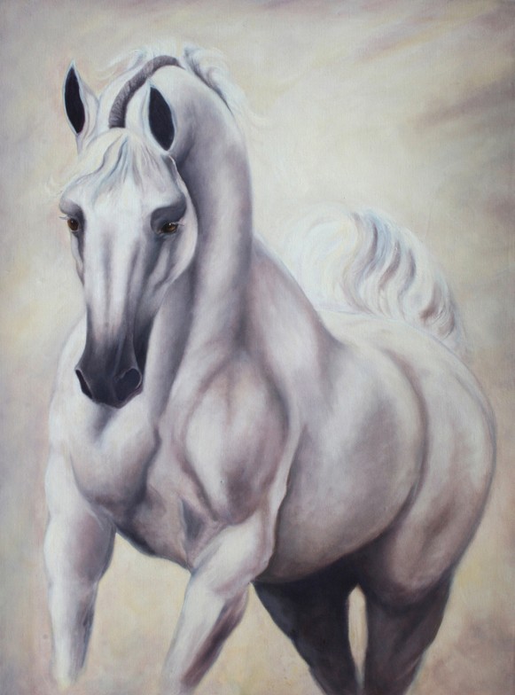 Oil painting of El Nabila B