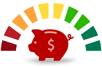 Visual meter showing Hometown Heroes funds remaining