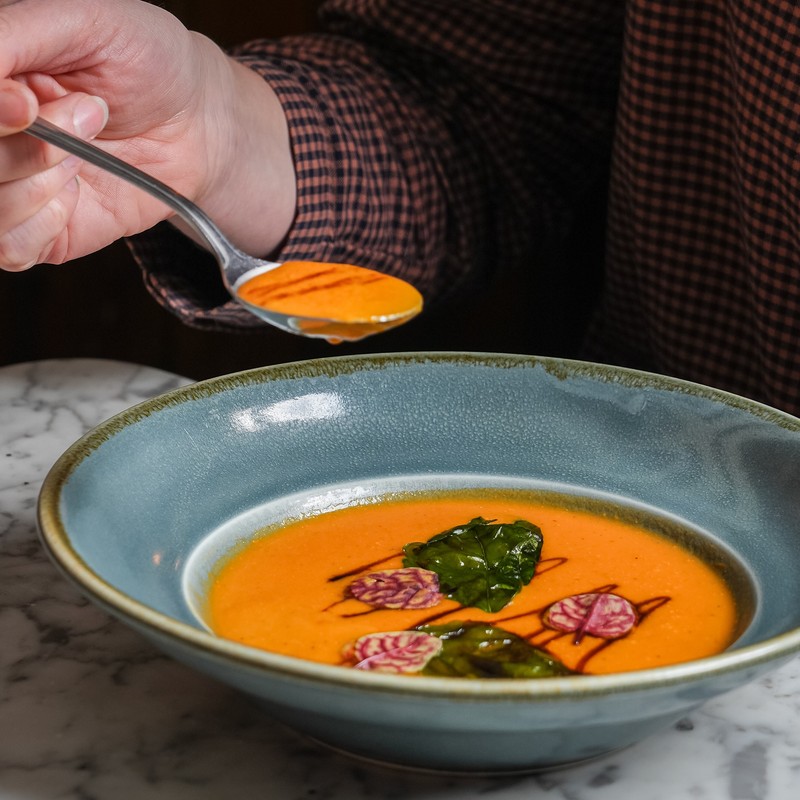 Scallops with Chorizo & Watercress