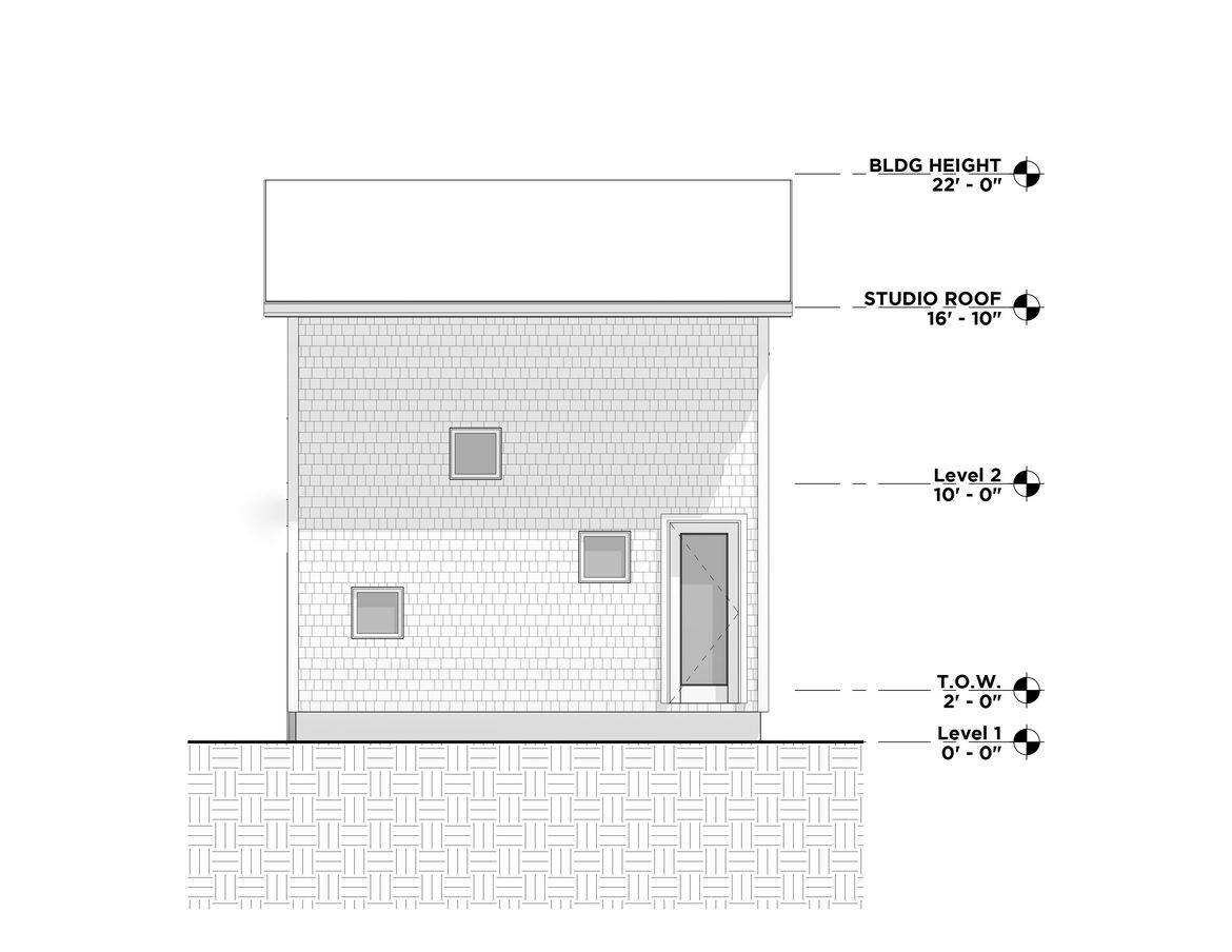 20190911 Somerville Studio ELEVATION WEST