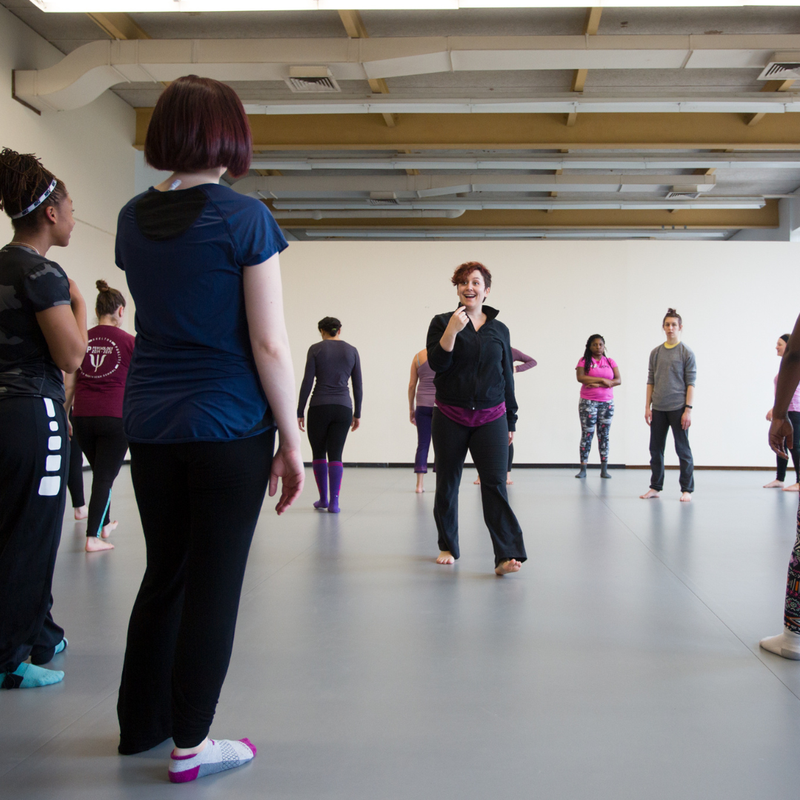 Rachel Damon leads a class at Know College.