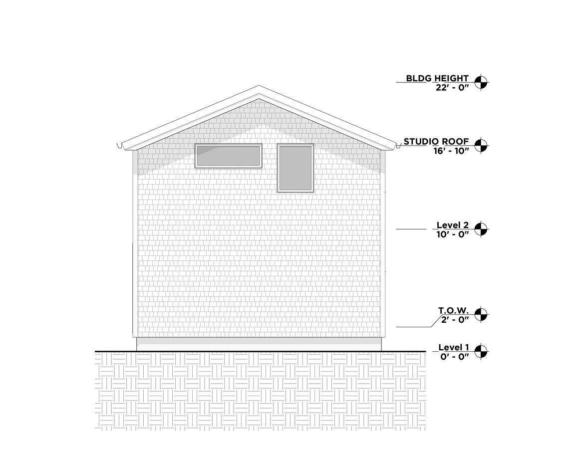 201906911 Somerville Studio ELEVATION SOUTH