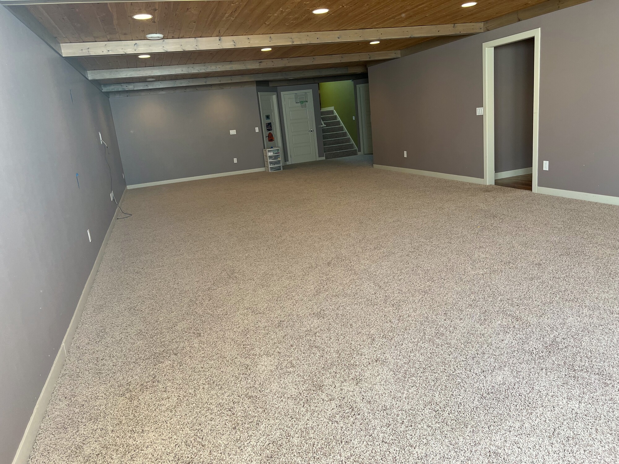 A basement remodel brings some needed change. Some fun and excitement