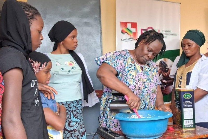 Guinea - Solidarité Suisse-Guinée - CFAM_Transformation_Karite