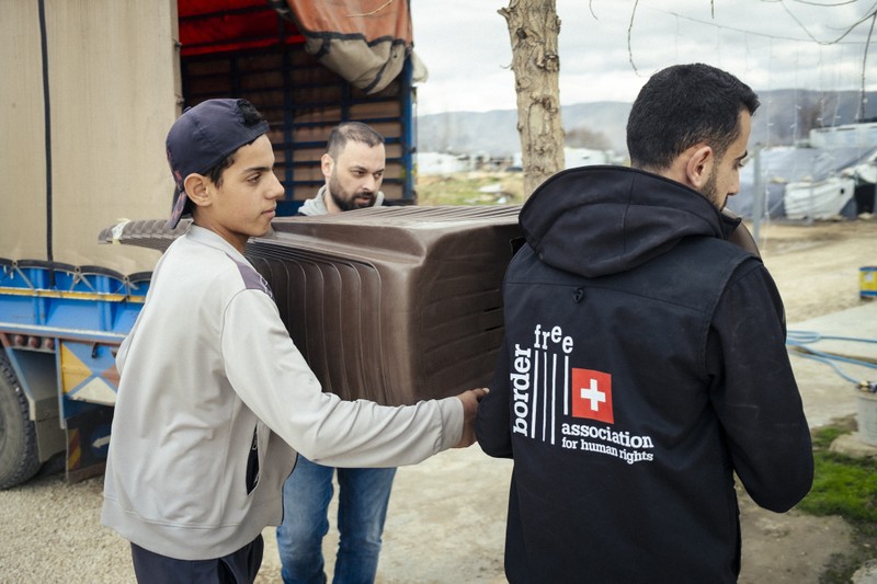 Libanon - Borderfree Association - Einrichtung für Temporary Learning Spaces