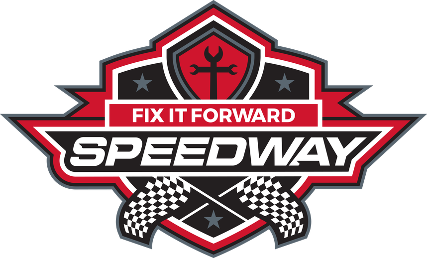 Fix It Forward Speedway logo.