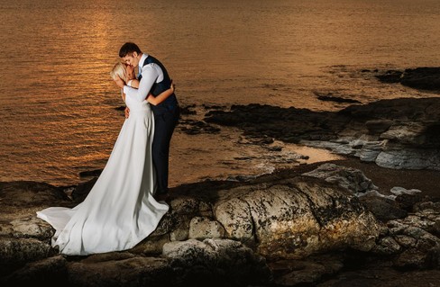 Couple portraits on the Vale of Glamorgan coastline