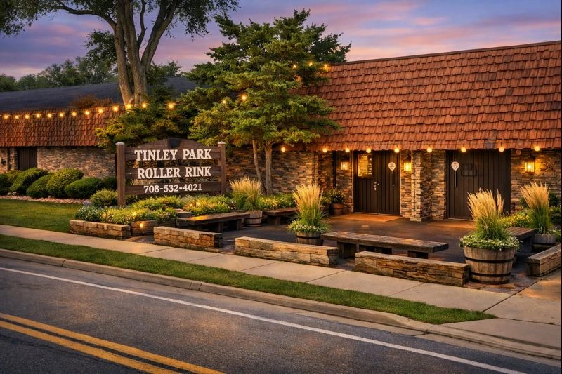 Tinley Park Roller Rink exterior