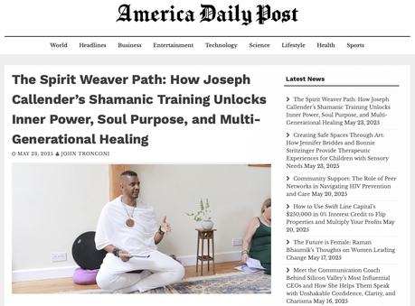 This picture shows the title and picture of the article posted in America Daily Post 23rd of May 2025.