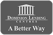 The Dominion Lending Centres logo features a square design with a sleek grey background. Positioned at the top of the logo is a photographic depiction resembling a bank. Directly below the bank image, the text "Dominion Lending Centres" is prominently displayed. Just beneath that, the phrase "A Better Way" is showcased, emphasizing the company's commitment to offering an improved approach to lending. The logo combines visual elements and concise typography to communicate the brand's name and its promise of providing a superior lending experience