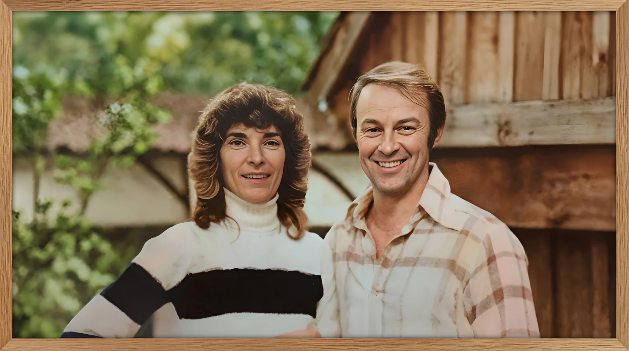 Margaret Quitter with her husband Ray Quitter