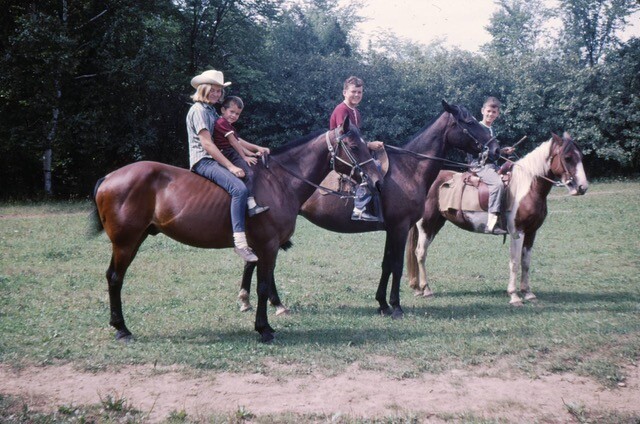 Sandy, Bruce, Brian and Glen 1966