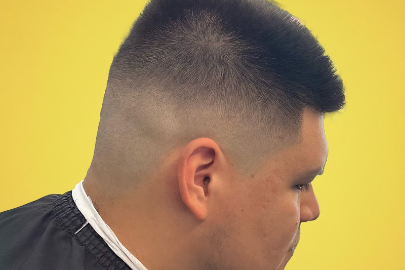 Example of a gentleman's fade done by Barber Boris at Bottima Barbershop.
