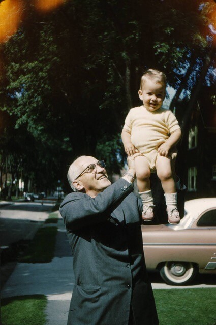 Gary and Grampa K 1959