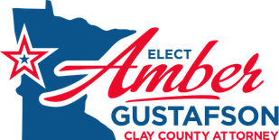 Elect Amber Gustafson header logo.