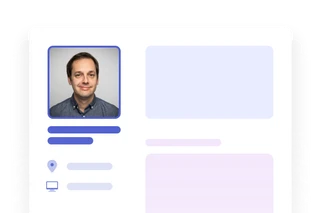 Illustration of a user profile