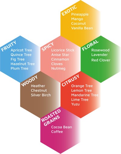 Limitless palette of flavours and
aromas