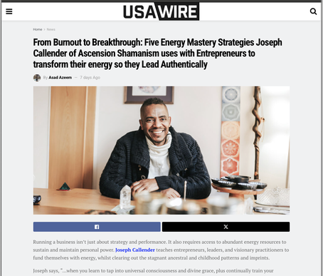 picture of joseph from USA WIRE article 9th July 2025