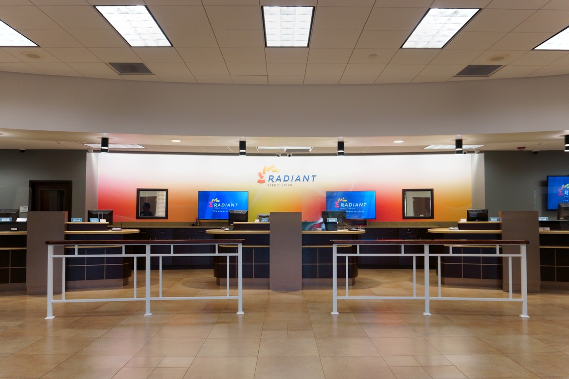 Interior view of Radiant CU branch