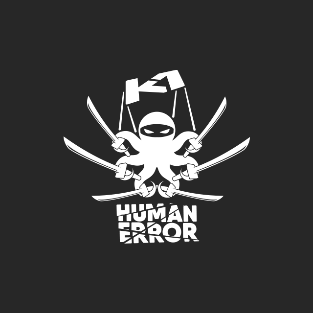 Brand Design of Katana 1 sub brand called Human Error.