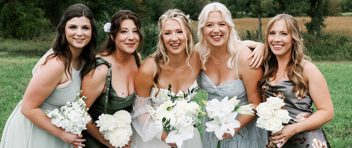 Copper Bowl Ranch is home to rescue horses that graze peacefully in our paddocks and add a unique touch to your wedding experience.