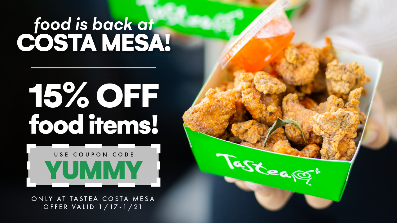 Get your grub on at Tastea Costa Mesað´ - Tastea 2019 Blog